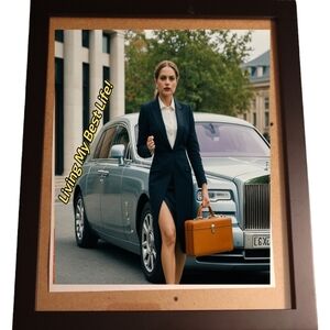 Manifesting Picture in Glass Front Frame 8x10 Picture AI wall